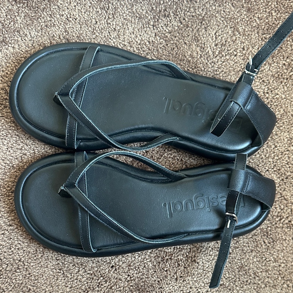 Brand new black Desigual sandal